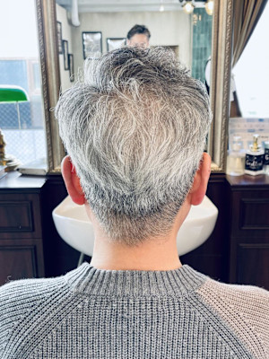 【60代 男性】ロンドンボリュームパーマ（大宮/バーバー）