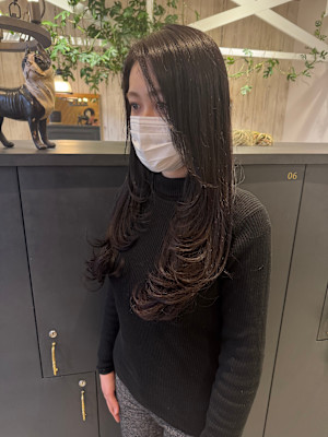 ロングレイヤー/韓国ヘア/レイヤーカット/越谷