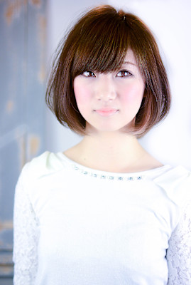 厚めバング×愛されフェアリーボブ