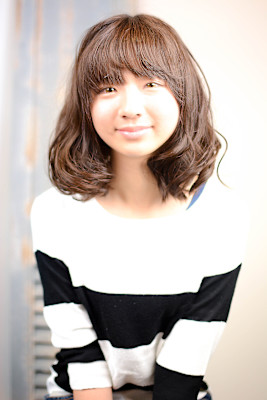 ゆるふわ☆抜け感ミディアムウェーブ