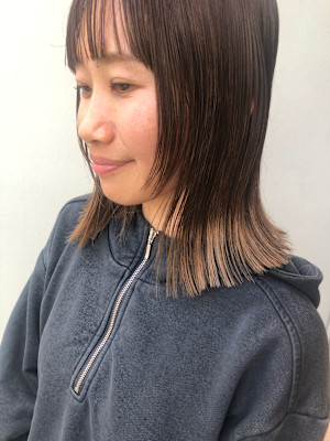 前髪　お顔周りカット　フェイスレイヤー