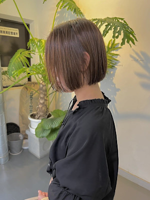 大人かわいい♪王道ミニボブ♪