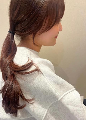 前髪カット　お顔まわりカット