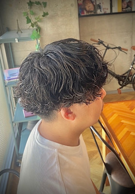 無造作／セクシー／大人パーマ