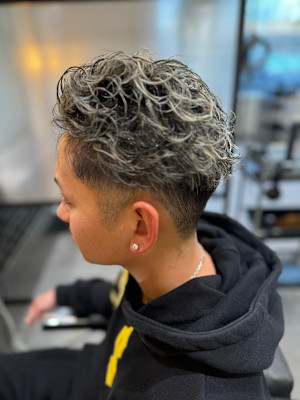 フルメッシュ×極道パーマ