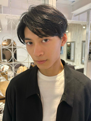 メンズ/眉毛/ニュアンスパーマ/ショート/パーマ