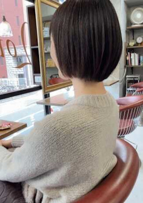 小顔似合わせボブヘア
