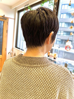 襟足改善ベリーショート