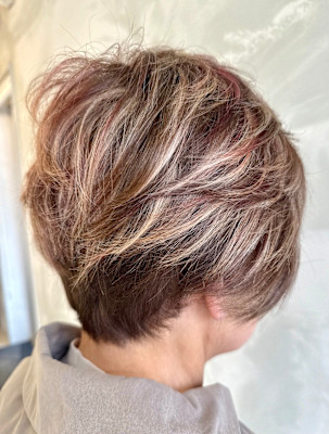 白髪ぼかしカラー