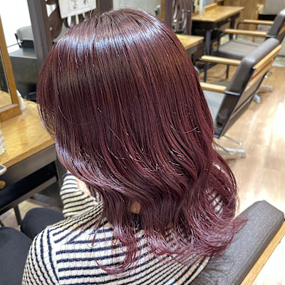 ピンクブラウン／簡単スタイリング/似合わせ