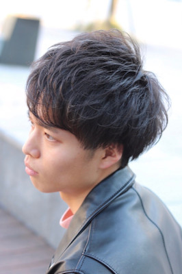 細束ショートマッシュ