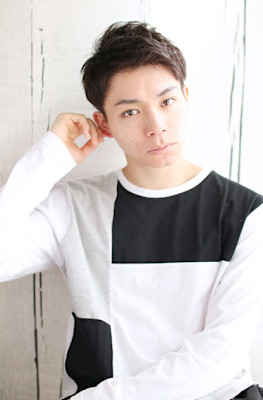 アップバング/メンズショート