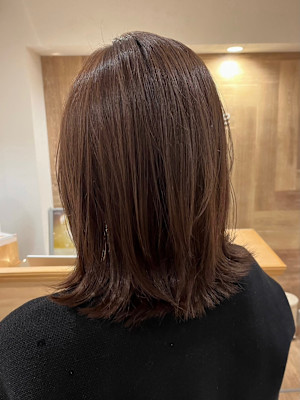 【Terrace】レイヤーボブ×ピンクベージュ