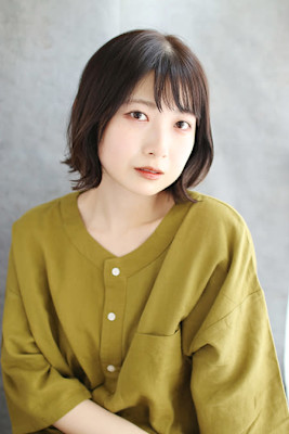 ナチュラルボブ/顔周りカット/白髪染め