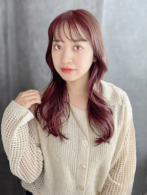 ピンクブラウン/艶カラー/韓国