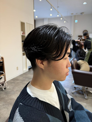 メンズニュアンスパーマスタイル