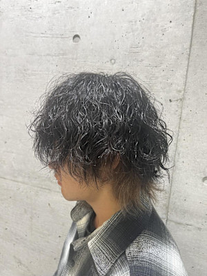 メンズツイストスパイラルパーマ