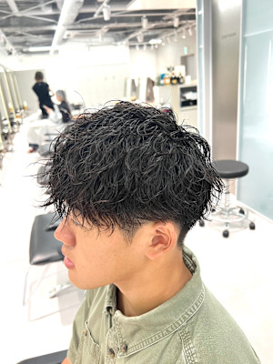 刈り上げマッシュ×ツイストスパイラル【松戸/メンズ】