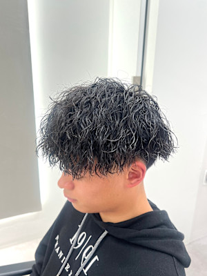 刈り上げマッシュ×ツイストスパイラル【松戸/メンズ】