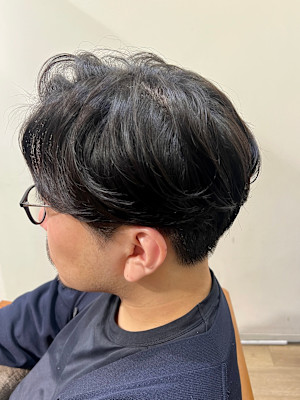 セットが楽になる！毛流れパーマ