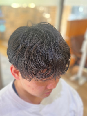 メンズスパイラルパーマ