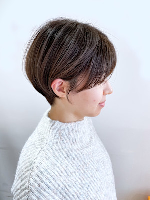  似合わせカット 美髪 30代 40代 50代　大人ショート
