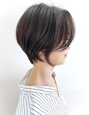  似合わせカット 美髪 30代 40代 50代　大人ショート