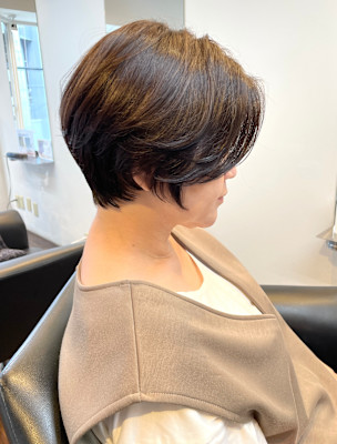  似合わせカット 美髪 30代 40代 50代　大人ショート