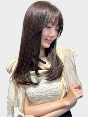 20代30代髪質改善トリートメントモカベージュナチュラル