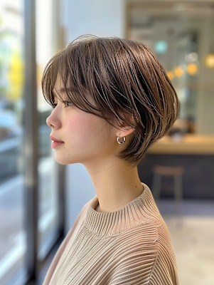 20代30代40代/マッシュショート/ショートボブ