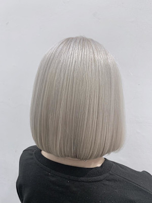 似合わせカットフェミニンロングくびレイヤーメルティカラー