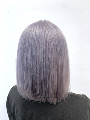 似合わせカットフェミニンロングくびレイヤーメルティカラー