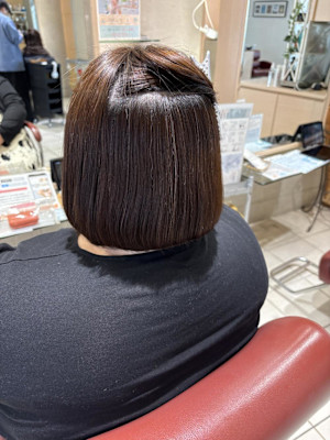 髪質改善ストレート