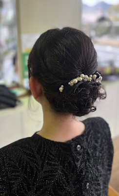 ★結婚式おセット×アレンジシニヨン