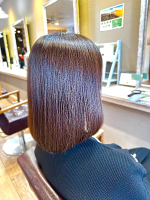 インナーカラーショートカットシュートボブハイライトメッシュ