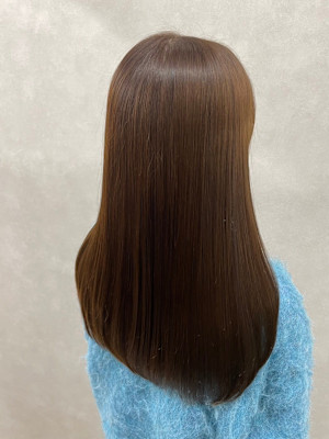 美髪髪質改善トリートメント/似合わせカット/フェミニンロング