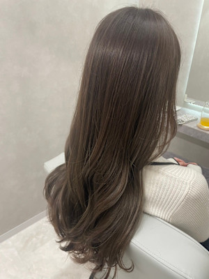 美髪髪質改善トリートメント/似合わせカット/フェミニンロング