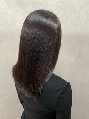 美髪髪質改善トリートメント/似合わせカット/フェミニンロング