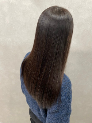 美髪髪質改善トリートメント/似合わせカット/フェミニンロング