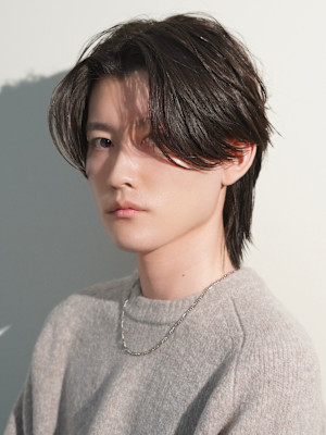 骨格診断　ウェーブ　ナチュラル　センターパート　ウルフ