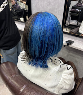 ツートンカラー×ウルフ