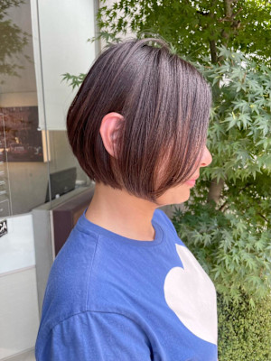 前下がりボブ/ショートボブ/大人可愛い/似合わせ
