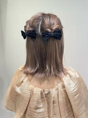 《リボンアレンジ》×《ツインハーフ》