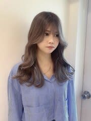 《 アッシュグレージュカラー 》