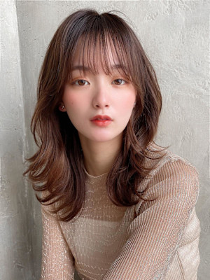 フェミニンロング/メルティカラー/レイヤー/似合わせカット 