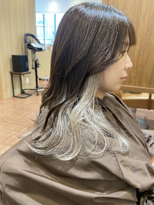 インナーカラーで好きな色に☆