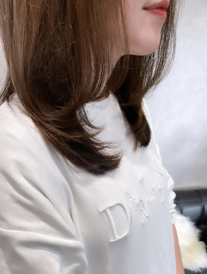 20代/30代/40代/50代/レイヤーカット/韓国/顔周り