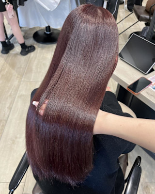 Mako / ピンクブラウン ブリーチなし 春カラー