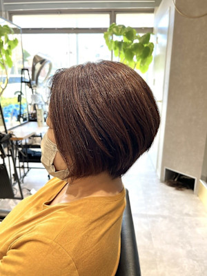 30代/40代/50代/大人ショート/ハイライト/ボブ
