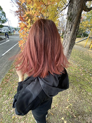 20代/30代/40代/ケアブリーチ/ブリーチ/ピンク